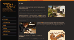 Desktop Screenshot of hosmerviolins.com
